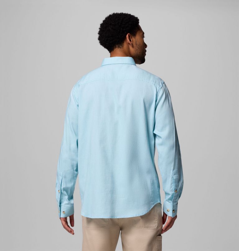Men's Rapid Rivers II Long Sleeve Shirt, Color: Vintage Blue Oxford, image 3