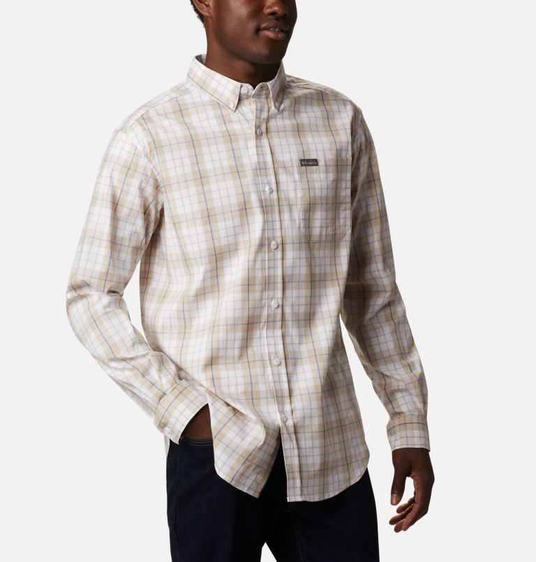 Men's Rapid Rivers II Long Sleeve Shirt, Color: Bluestone Traditional Plaid, image 5