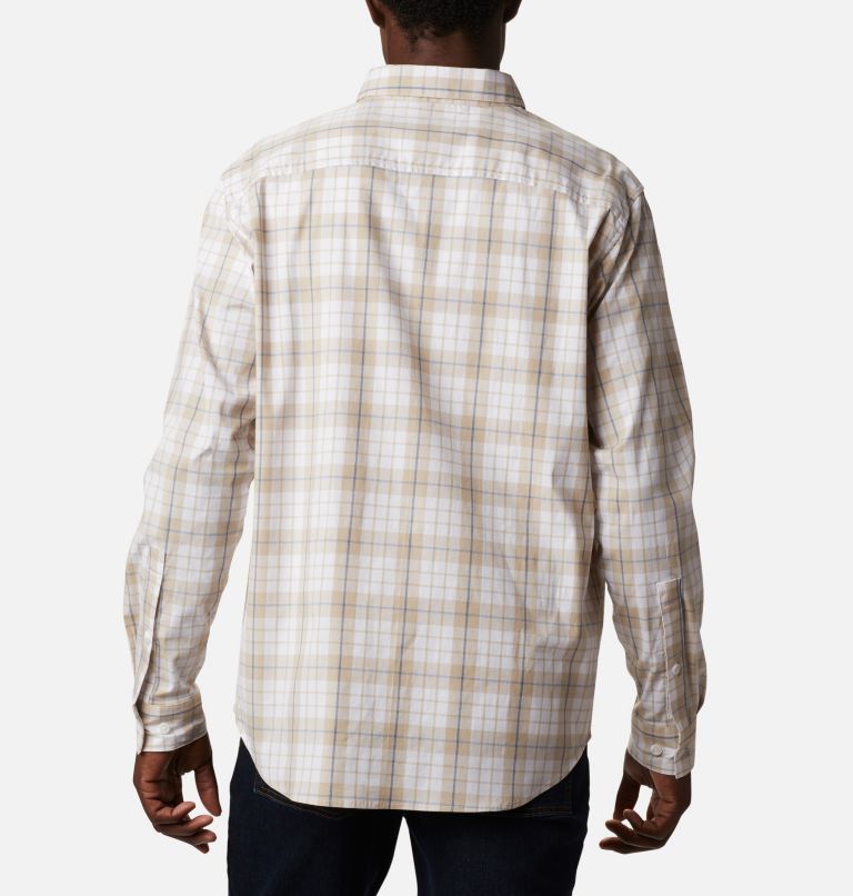 Men's Rapid Rivers II Long Sleeve Shirt, Color: Bluestone Traditional Plaid, image 2