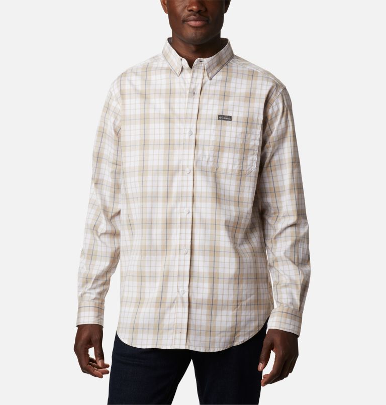 Men's Rapid Rivers II Long Sleeve Shirt, Color: Bluestone Traditional Plaid, image 1