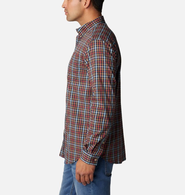 Chemise à manches longues Rapid Rivers II pour homme, Color: Collegiate Navy Everyday Gingham, image 3