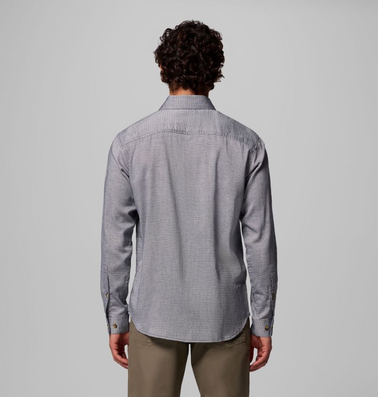 Men's Rapid Rivers II Long Sleeve Shirt, Color: Collegiate Navy Oxford, image 3