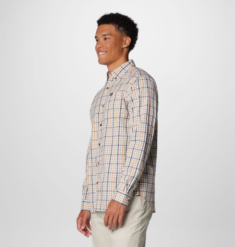 Men's Rapid Rivers II Long Sleeve Shirt, Color: Sunstone Everyday Gingham, image 4