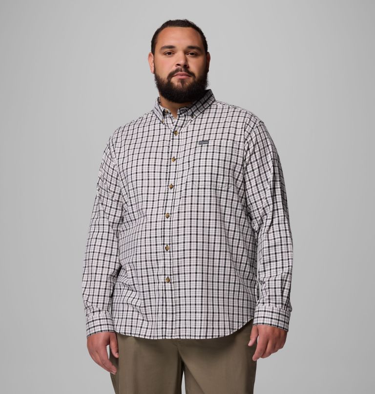 Men's Rapid Rivers II Long Sleeve Shirt - Big, Color: Black Trail Crossing Gingham, image 1