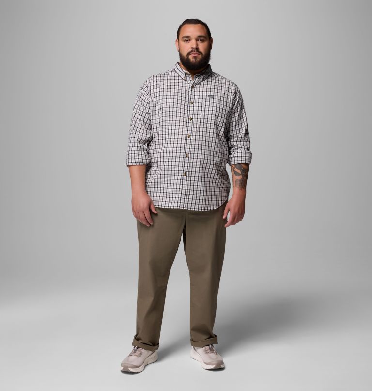 Men's Rapid Rivers II Long Sleeve Shirt - Big, Color: Black Trail Crossing Gingham, image 2