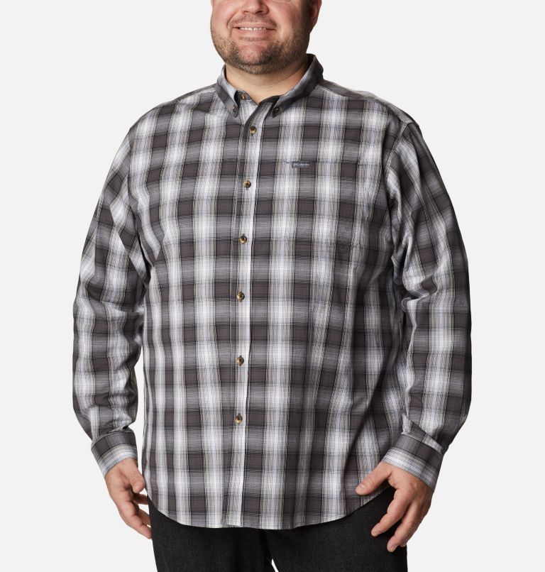 Rapid Rivers II Long Sleeve Shirt | 009 | 5X, Color: Black Soft Ombre, image 1