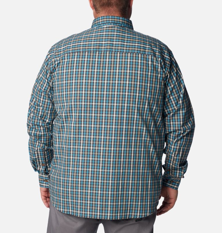 Men’s Rapid Rivers II Long Sleeve Shirt - Big, Color: Shark Everyday Gingham, image 2