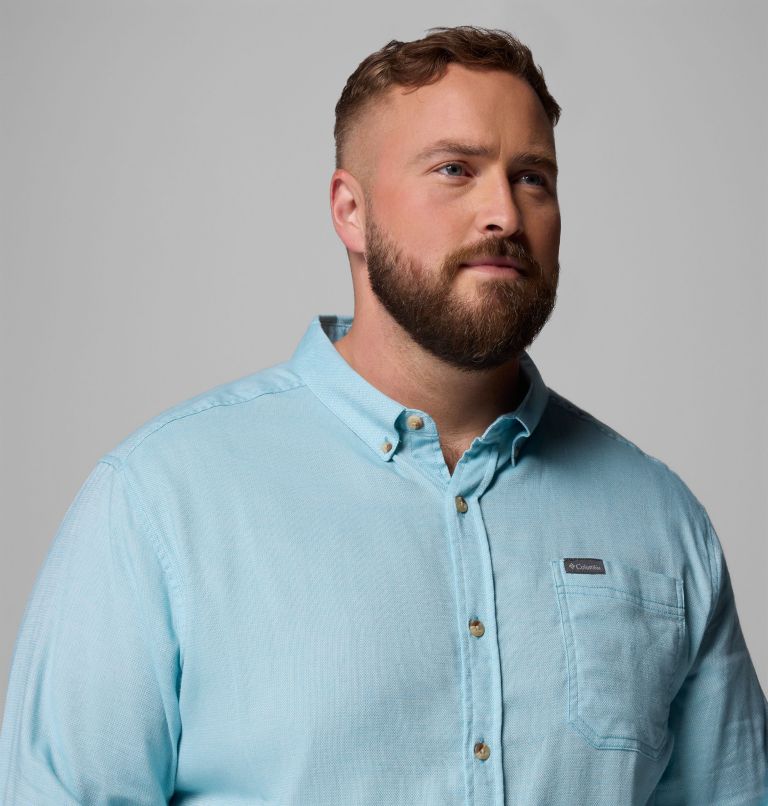 Men's Rapid Rivers II Long Sleeve Shirt - Big, Color: Vintage Blue Oxford, image 6