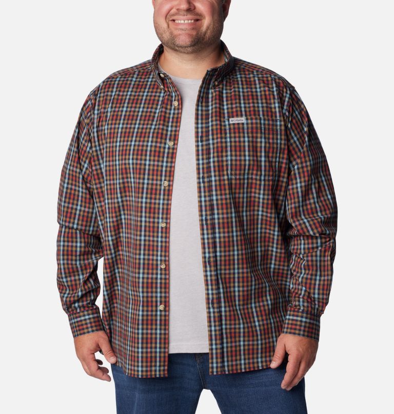 Men's Rapid Rivers II Long Sleeve Shirt - Big, Color: Collegiate Navy Everyday Gingham, image 5