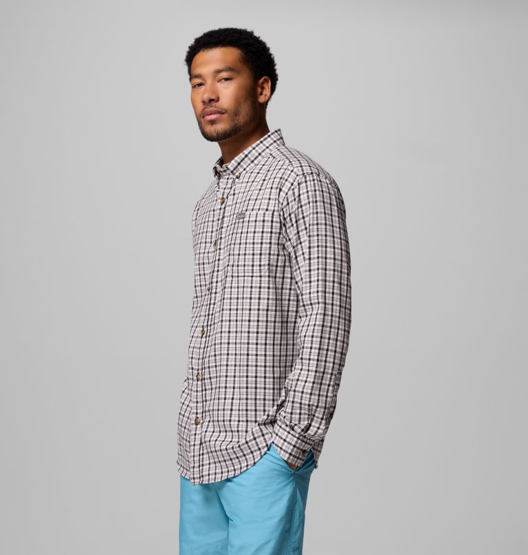 Men's Rapid Rivers II Long Sleeve Shirt - Tall, Color: Black Trail Crossing Gingham, image 4