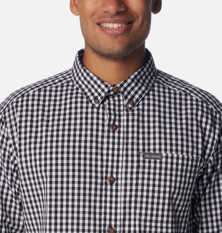 Men's Rapid Rivers II Long Sleeve Shirt - Tall, Color: Black Everyday Gingham, image 4