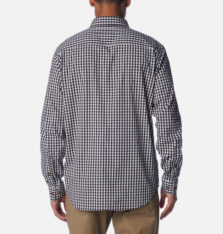Men's Rapid Rivers II Long Sleeve Shirt - Tall, Color: Black Everyday Gingham, image 2