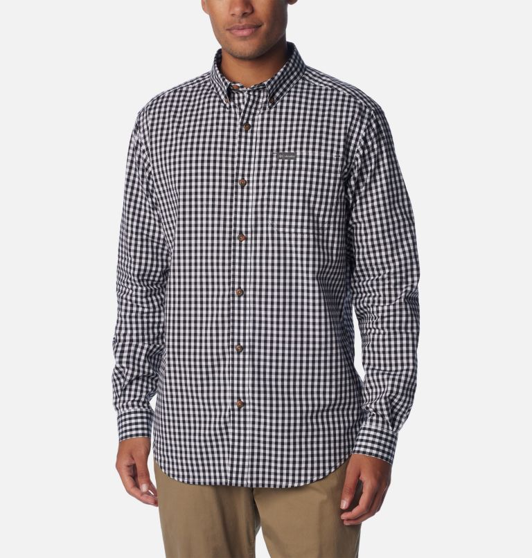 Men's Rapid Rivers II Long Sleeve Shirt - Tall, Color: Black Everyday Gingham, image 1