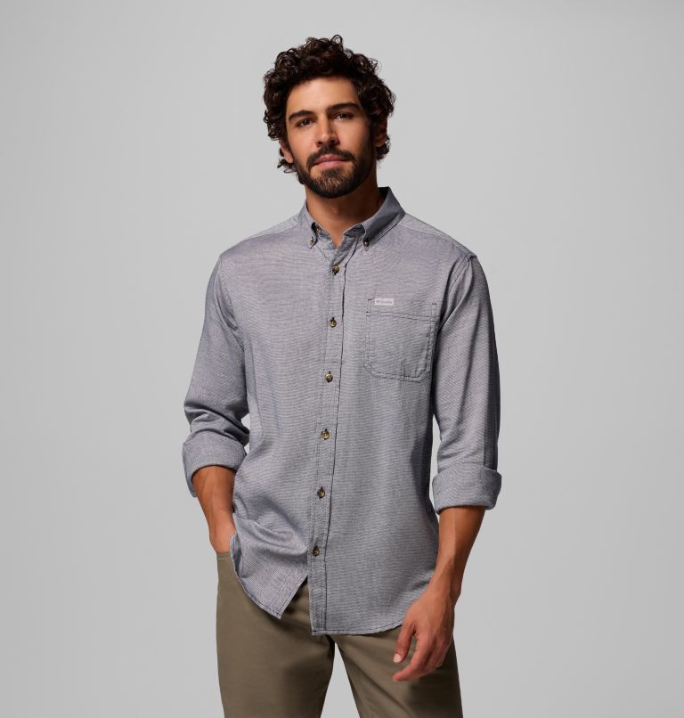 Men's Rapid Rivers II Long Sleeve Shirt - Tall, Color: Collegiate Navy Oxford, image 5