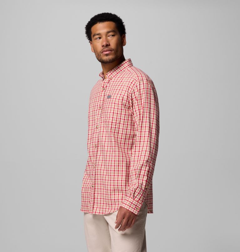 Men's Rapid Rivers II Long Sleeve Shirt - Tall, Color: Mtn Red Trail Crossing Gingham, image 4