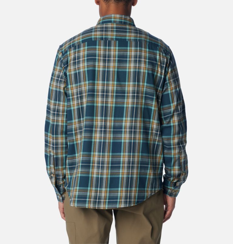 Thumbnail: Men's Vapor Ridge III Long Sleeve Shirt, Color: Night Wave CSC Tartan, image 2