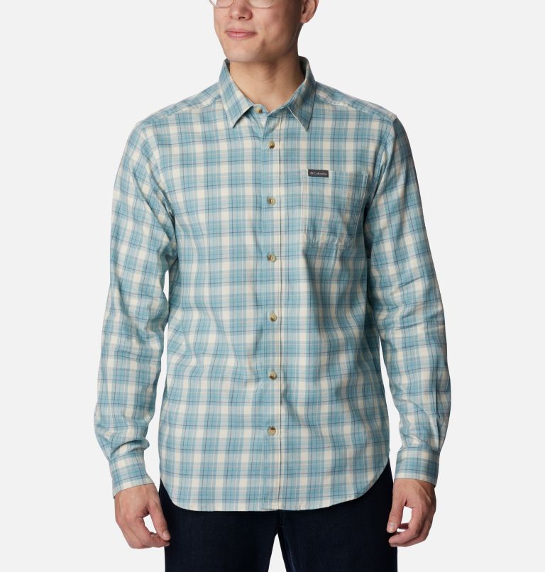 Columbia Men's Triple Canyon Long Sleeve Shirt, City Grey Grid Buffalo,  Small : : Clothing, Shoes & Accessories