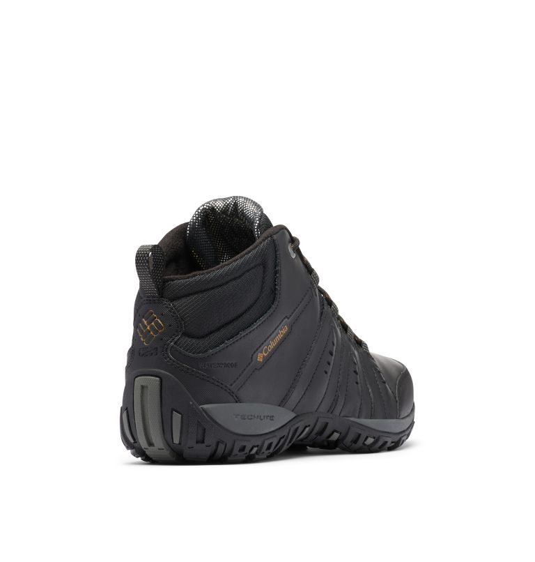 Men's Woodburn II Waterproof Omni-Heat Shoe, Color: Black, Goldenrod, image 9