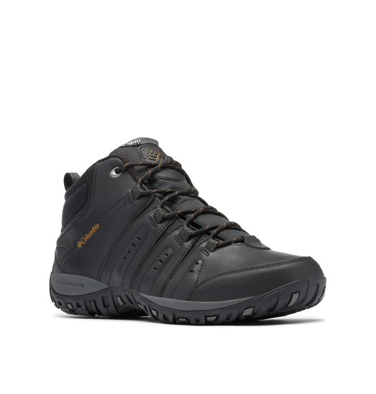 Men's Woodburn II Waterproof Omni-Heat Shoe, Color: Black, Goldenrod, image 2