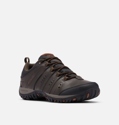 Columbia Woodburn 2 Wandelschoenen voor Heren, Zwart (Black/Goldenrod), 44.5 EU