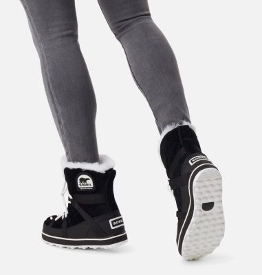 Women&rsquo;s Glacy Explorer&trade; Shortie Boot GLACY&trade; EXPLORER SHORTIE | 054 | 12, Black, 3/4 front