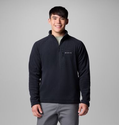 Men's Fast Trek III Half Zip Fleece Pullover, Color: Black, image 11