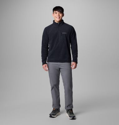 Men's Fast Trek III Half Zip Fleece Pullover, Color: Black, image 12
