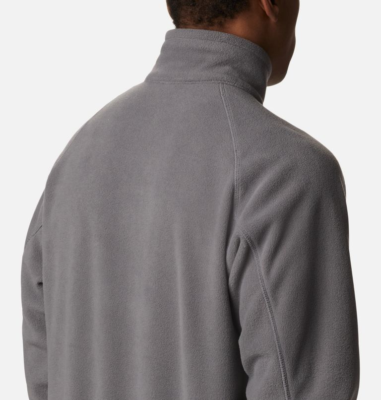 Men's Fast Trek III Half Zip Fleece Pullover, Color: City Grey, Shark, image 5