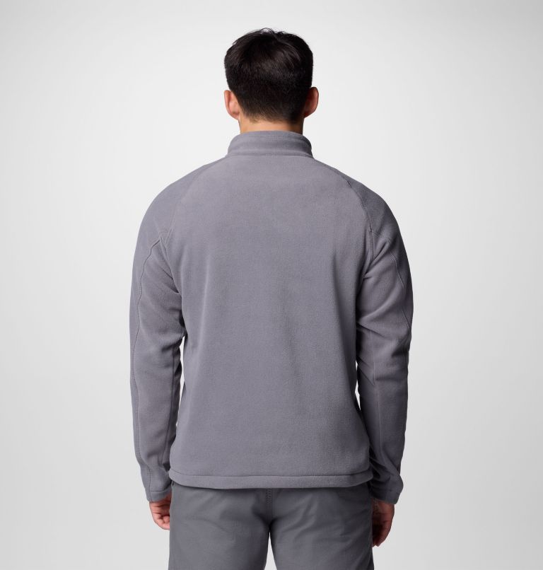 Men’s Fast Trek III Half Zip Fleece Pullover, Color: City Grey, Shark, image 3