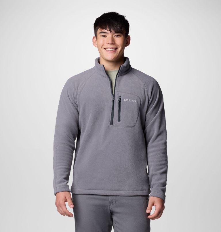 Grey half zip fleece on sale