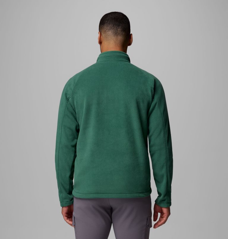 Men's Fast Trek III Half Zip Fleece Pullover, Color: Rain Forest, image 3