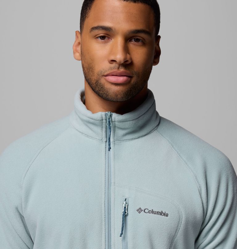 Men's Fast Trek III Half Zip Fleece Pullover, Color: Crushed Blue, image 5