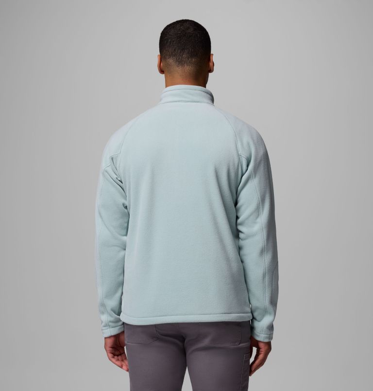Men's Fast Trek III Half Zip Fleece Pullover, Color: Crushed Blue, image 3