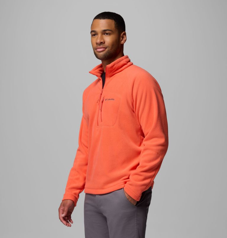 Men's Fast Trek III Half Zip Fleece Pullover, Color: Zing, image 4