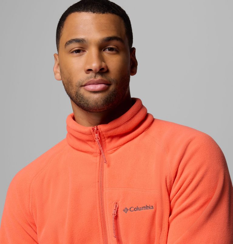 Men's Fast Trek III Half Zip Fleece Pullover, Color: Zing, image 5