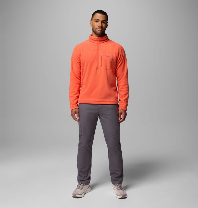 Men's Fast Trek III Half Zip Fleece Pullover, Color: Zing, image 2