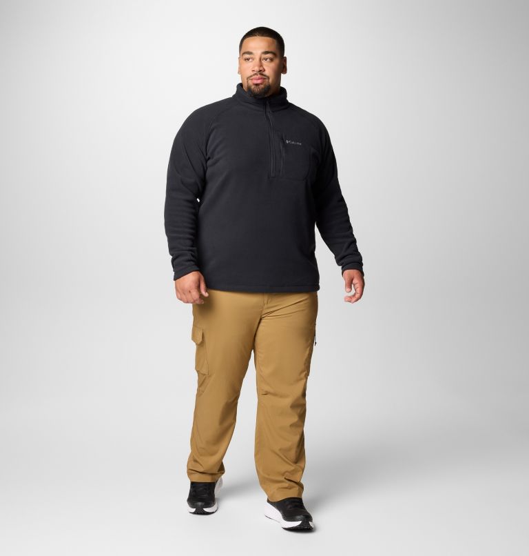 Men's Fast Trek III Half Zip Fleece Pullover - Big, Color: Black, image 3