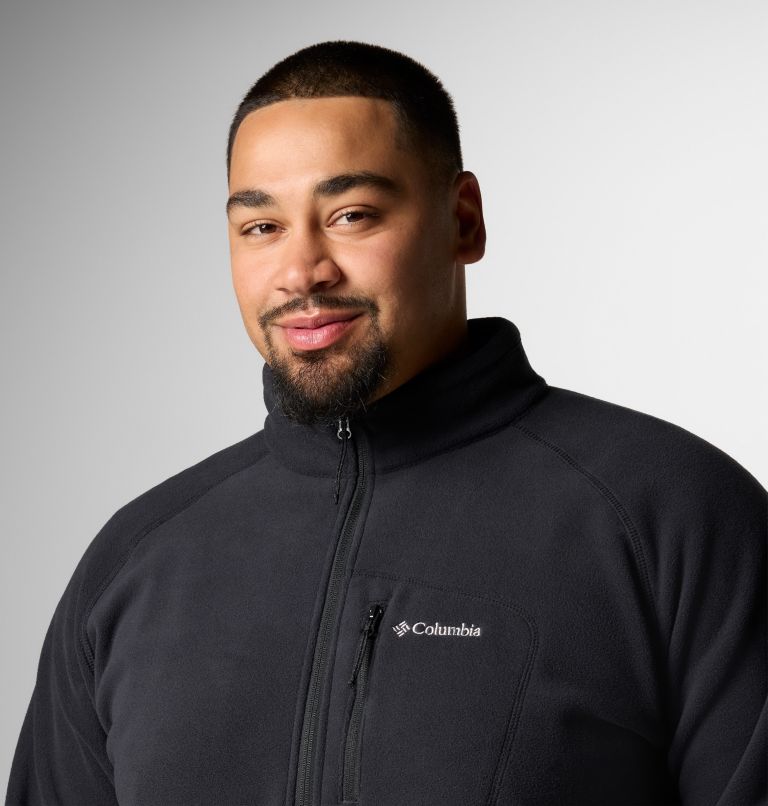 Men's Fast Trek III Half Zip Fleece Pullover - Big, Color: Black, image 5