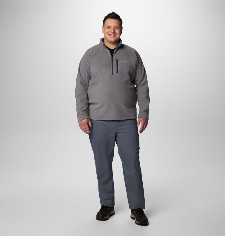 Men's Fast Trek III Half Zip Fleece Pullover - Big, Color: City Grey, Shark, image 3
