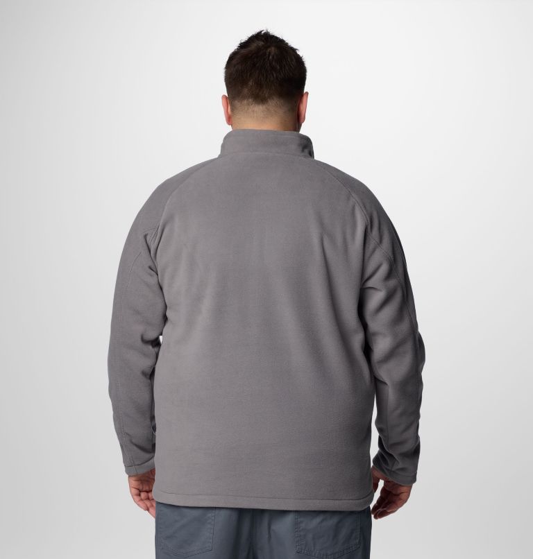 Men's Fast Trek III Half Zip Fleece Pullover - Big, Color: City Grey, Shark, image 2