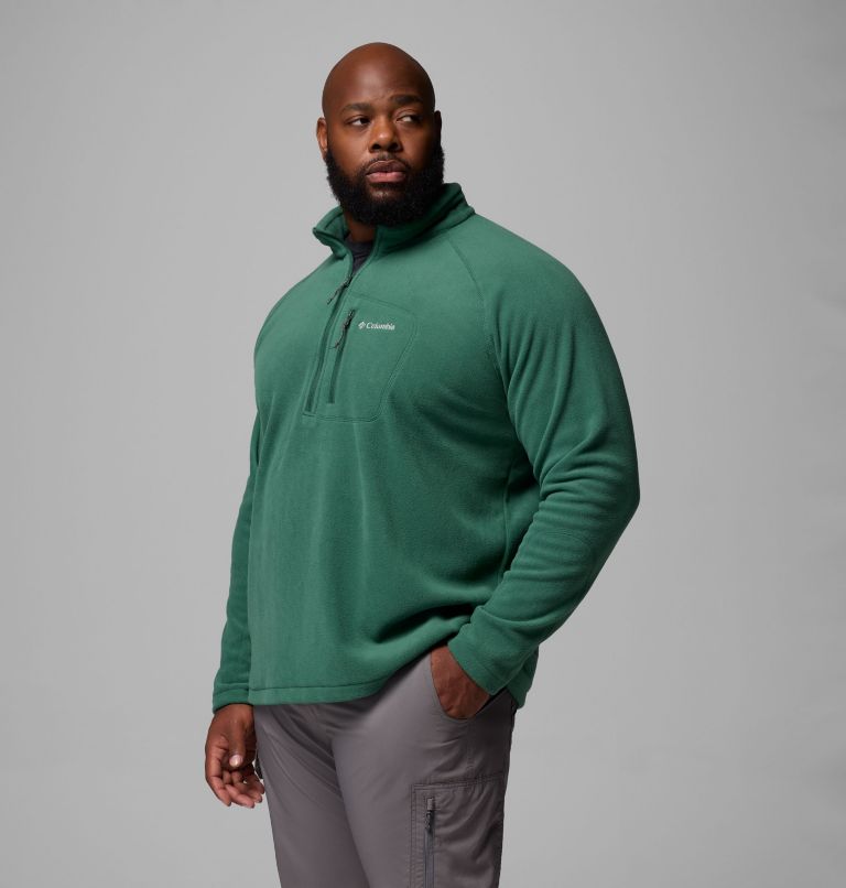 Men's Fast Trek III Half Zip Fleece Pullover - Big, Color: Rain Forest, image 4