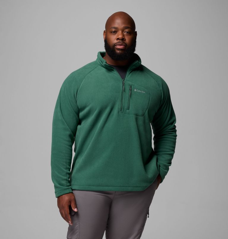 Men's Fast Trek III Half Zip Fleece Pullover - Big, Color: Rain Forest, image 1