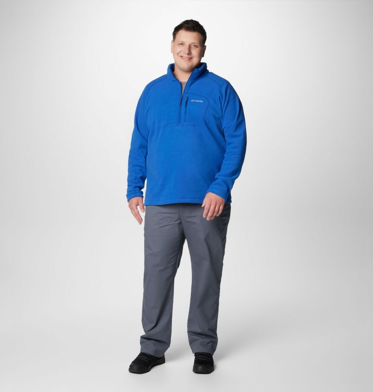 Men's Fast Trek III Half Zip Fleece Pullover - Big, Color: Mountain Blue, image 3