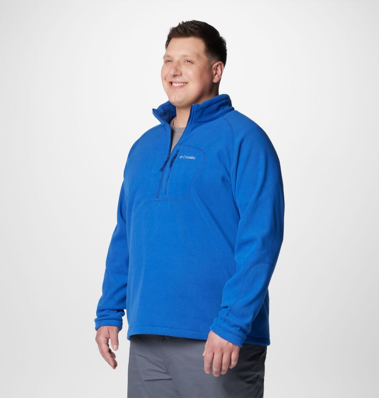 Men's Fast Trek III Half Zip Fleece Pullover - Big, Color: Mountain Blue, image 2