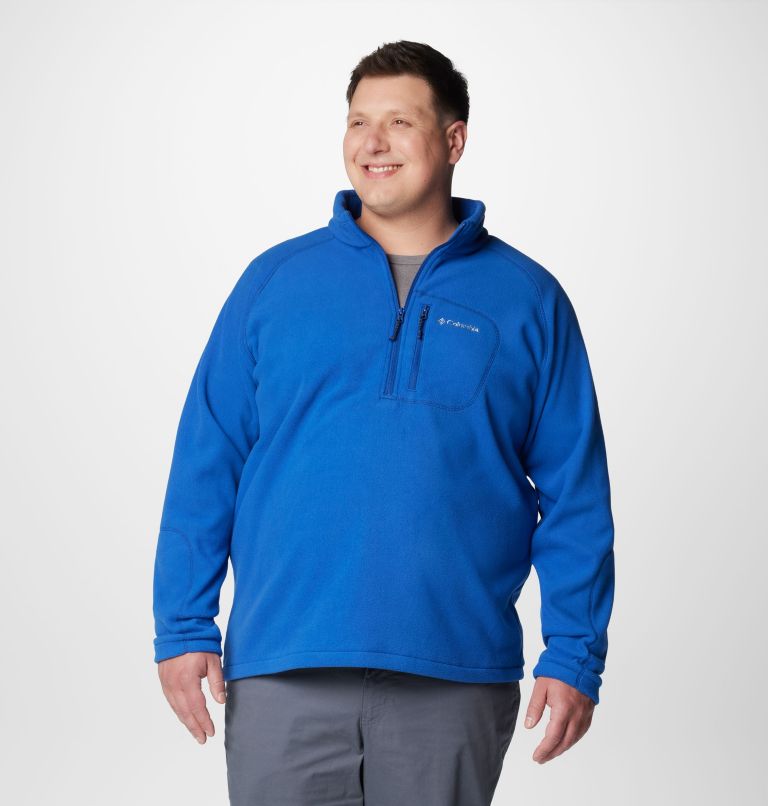Men's Fast Trek III Half Zip Fleece Pullover - Big, Color: Mountain Blue, image 1
