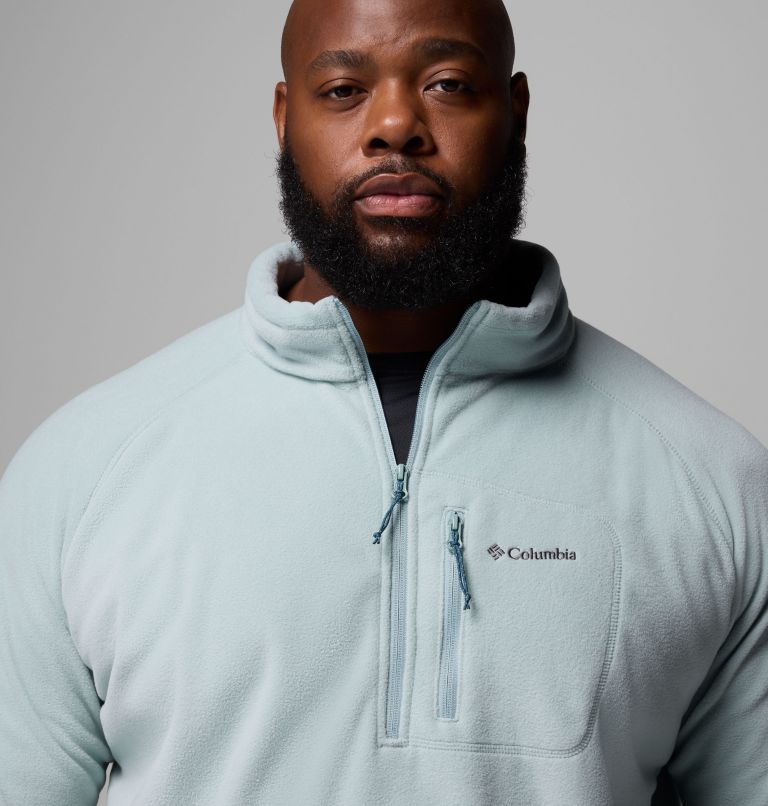 Men's Fast Trek III Half Zip Fleece Pullover - Big, Color: Crushed Blue, image 5