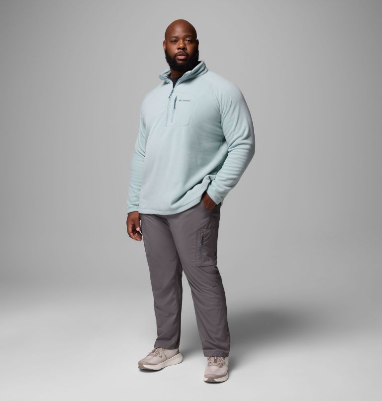 Men's Fast Trek III Half Zip Fleece Pullover - Big, Color: Crushed Blue, image 2