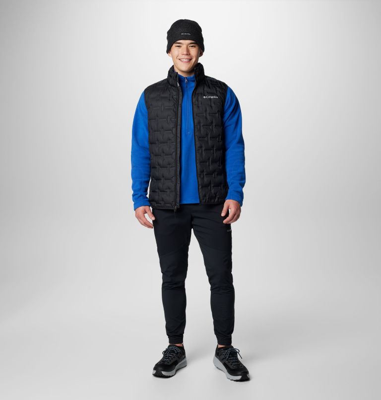 Men's Fast Trek III Half Zip Fleece Pullover - Tall, Color: Mountain Blue, image 3