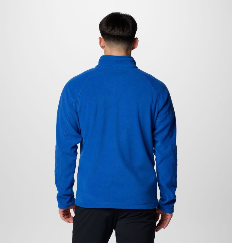Men's Fast Trek III Half Zip Fleece Pullover - Tall, Color: Mountain Blue, image 2