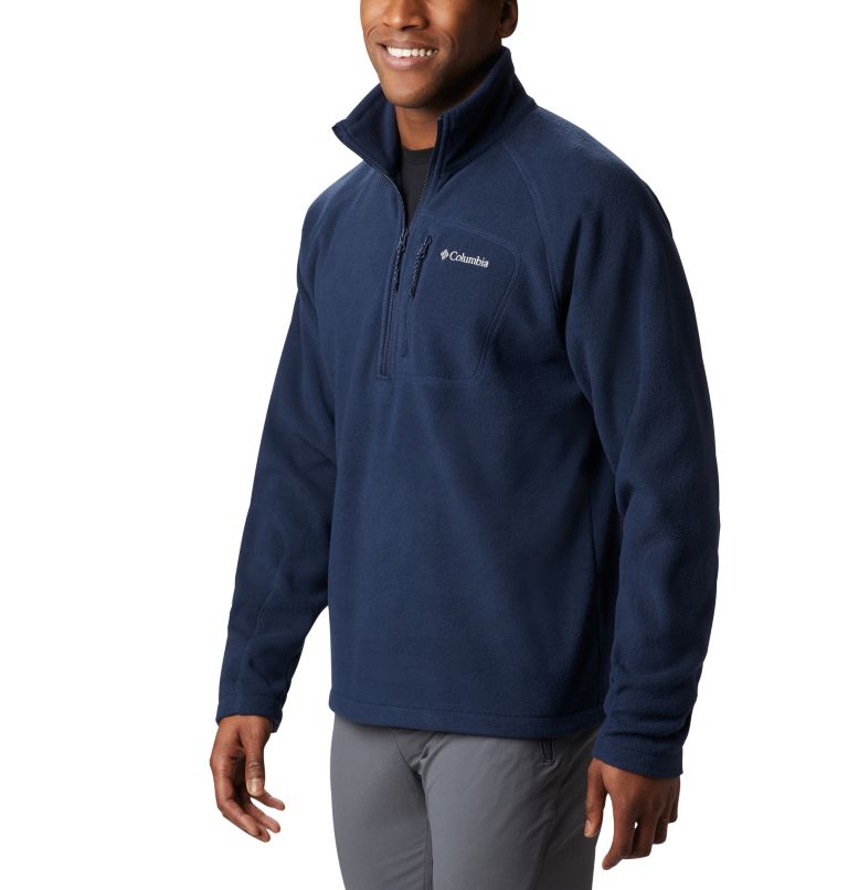 Men's Fast Trek III Half Zip Fleece Pullover - Tall, Color: Collegiate Navy, image 3